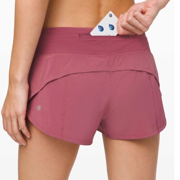 Lululemon Speed Up Short 2.5 Sz 8 Mauve - Picture 1 of 8